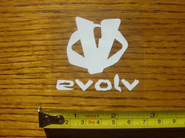 evolv climbing shoes stickers decal new this auction is for the evolv