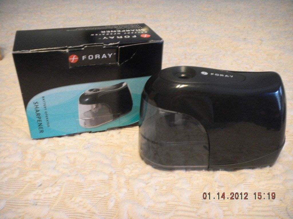 Foray Battery Operated Pencil Sharpener NEW