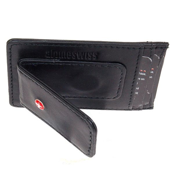  Clip Magnet Slim Thin Front Pocket Wallet Alpine Swiss ID Cards