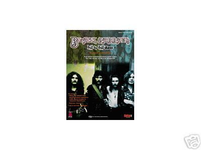 Black Sabbath Geezer Butler Bass Guitar Tab Song Book