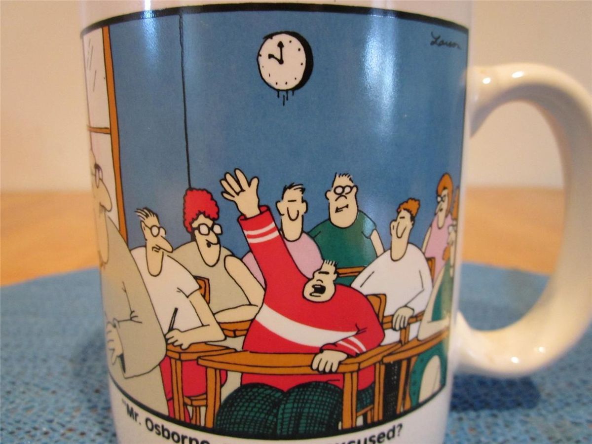 Far Side Gary Larson Collectible Coffee Mug Cup Mr. Osborne Vintage