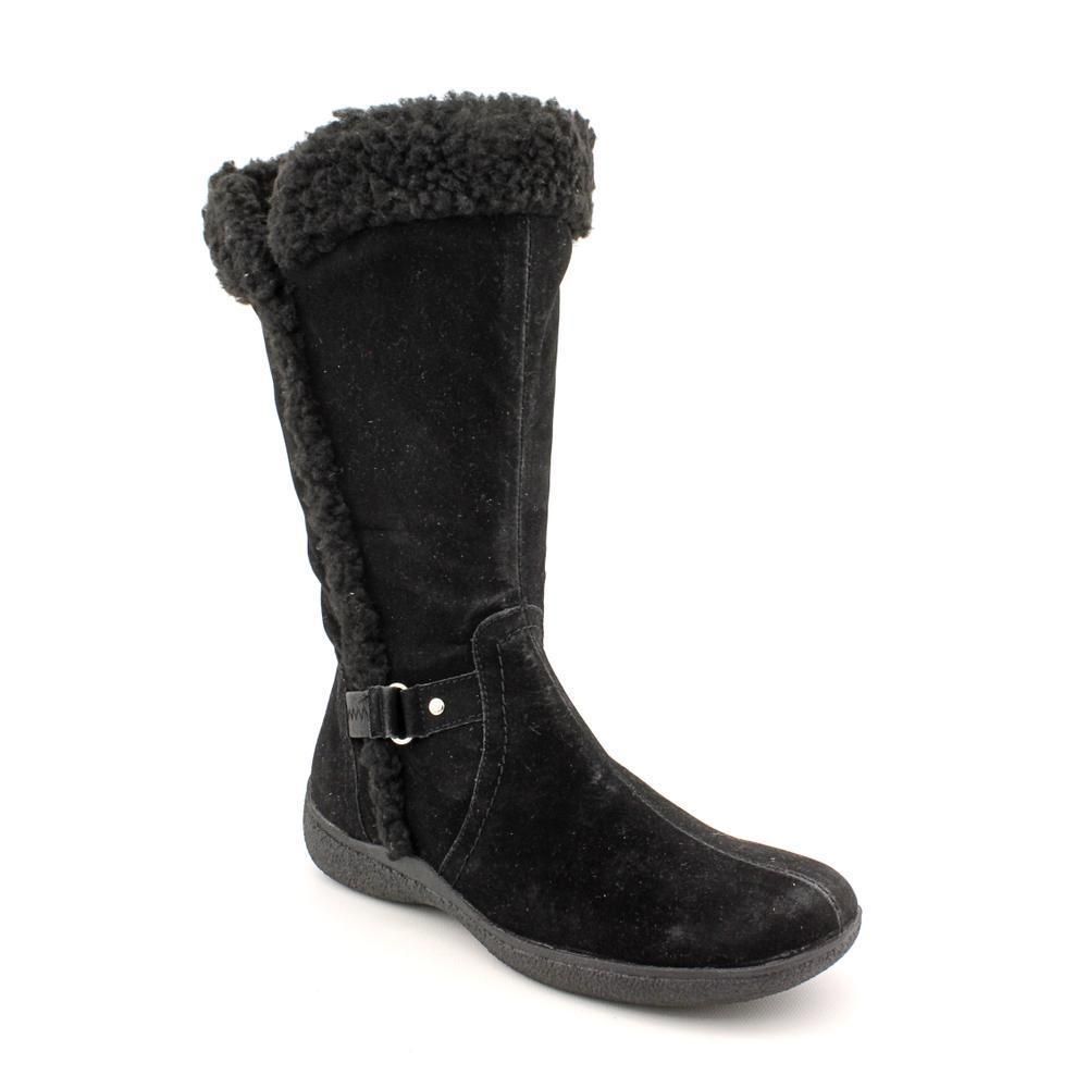 Karen Scott Gaby Womens Size 6 Black Synthetic Fashion Mid Calf Boots