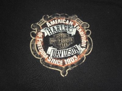 Longhorn Harley Davidson Motorcycles T Shirt   Grand Prairie, TX   2XL