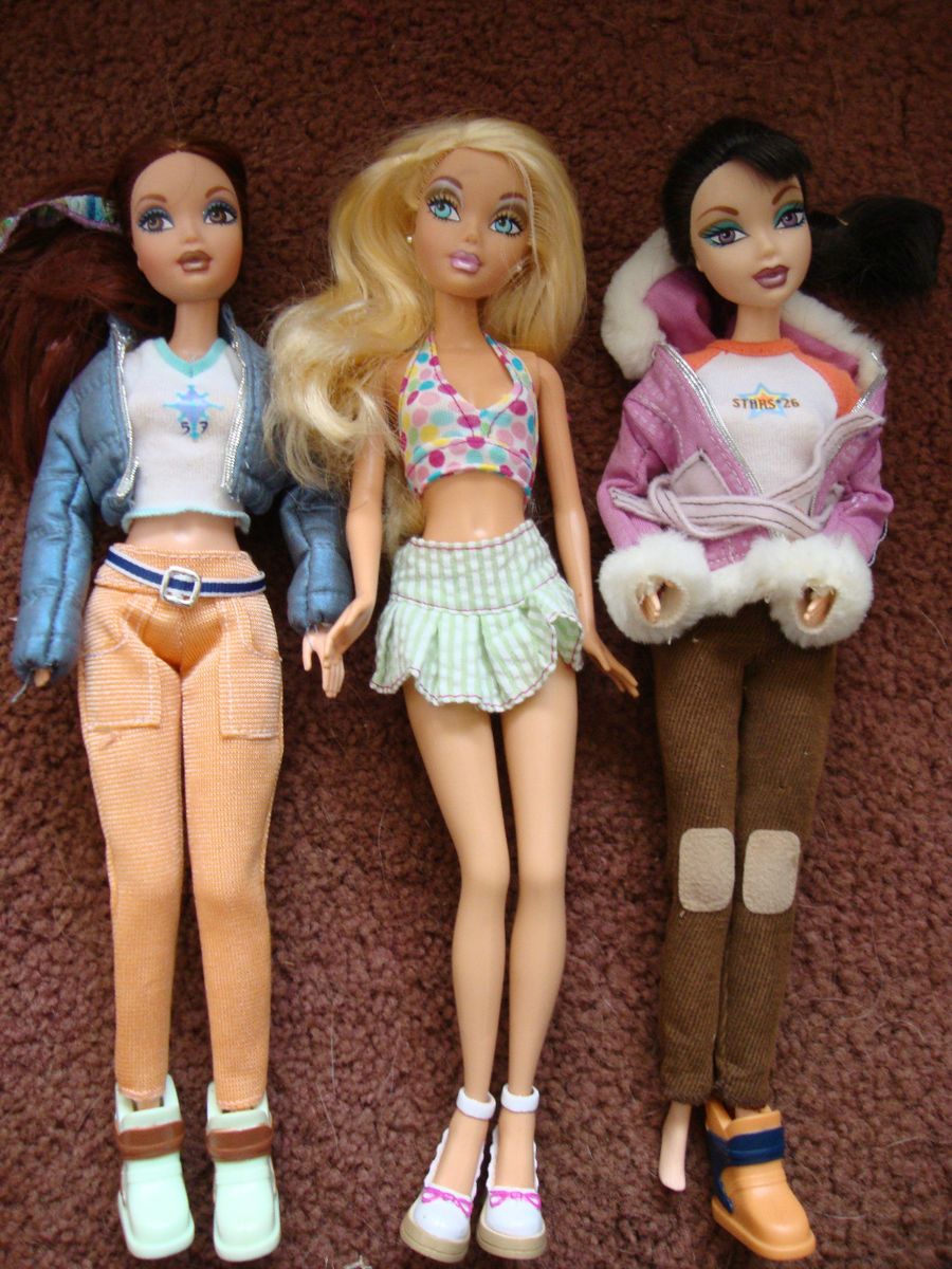 Lot of 3 Barbie Dolls Mattel 1999 Girls Toy Collectibles Must Have
