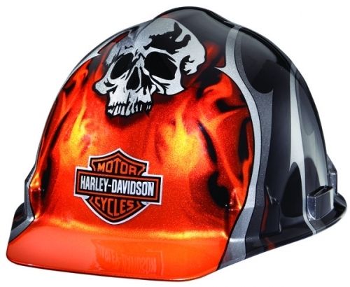 Harley Davidson Hard Hat Skull Flames Design HDHHAT30