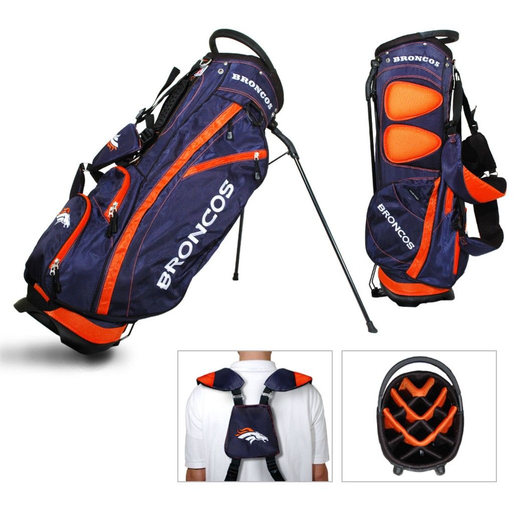 NFL Denver Broncos Fairway Stand Team Golf Carry Bag