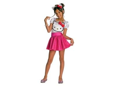Toddler Hello Kitty Dress Dress Up Halloween Costume Child 4 6 New
