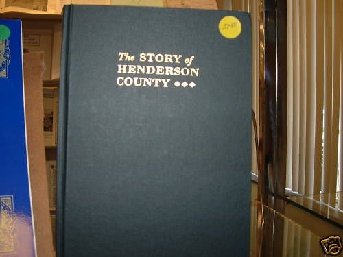 Story of Henderson County Hendersonville Hardback