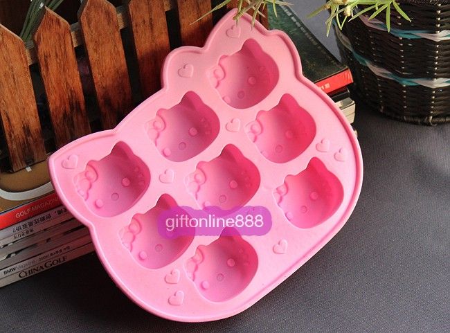 Hello Kitty Cookie Cake Jelly Ice Baking Mold Mould 8R
