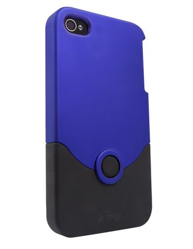 New iFrogz Luxe Case & Ozone Headphones Headset Apple iPhone 4 4S Blue