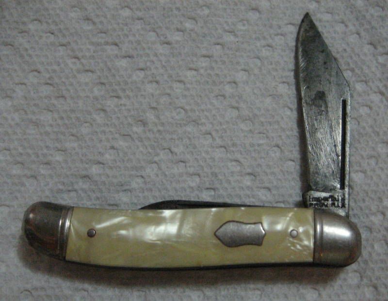 Vintage Imperial Folding Pocket Knife 2 Blade