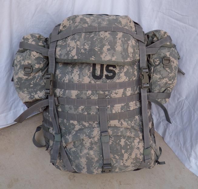  II Large Ruck Sack w Frame Military Issue Backpack USGI Gear