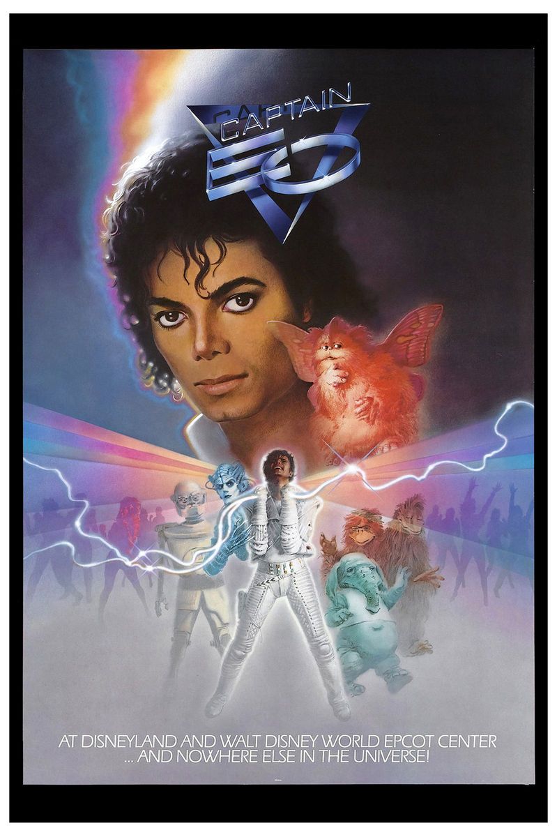 Michael Jackson Captain EO Movie Poster Circa 1986