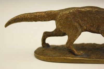 Circa 1860 French Small Cabient Bronze of A Standing Fox by PJ Mene No