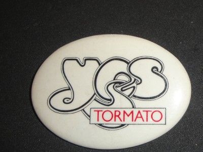 Yes Tormato Tour Hat Pin Pinback Promo Badge Vtg 1978 78 Rock Band