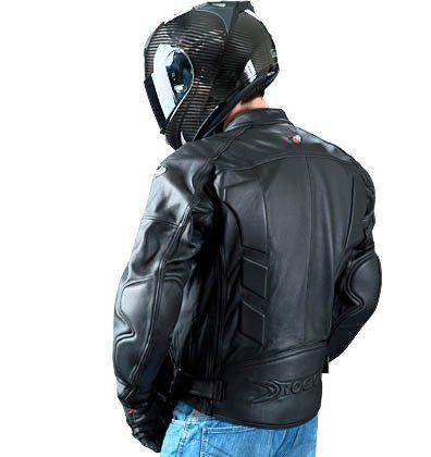 Joe Rocket Sonic Leather Motorcycle Jacket BK XXL Tall