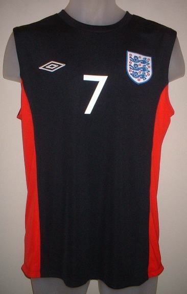 England Beckham BNWT Football Soccer Vest Jersey Shirt Umbro New Sizes