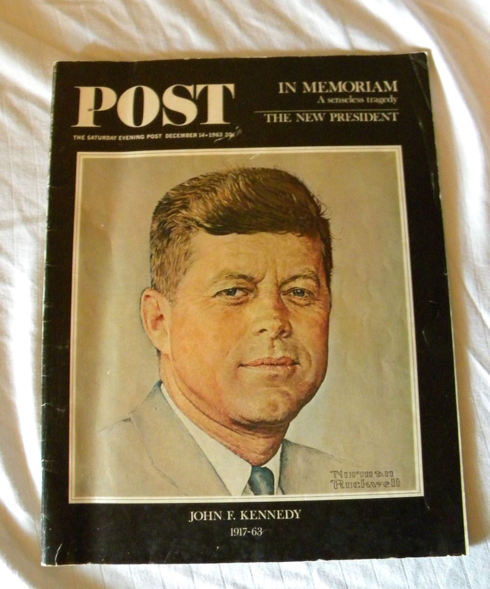 John F Kennedy Historical Collectors Edition Post Magazine December 1963 JFK  