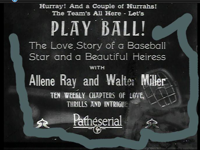 1925 Lost Film Now Found Play Ball Baseball Movie John McGraw New York Giants  