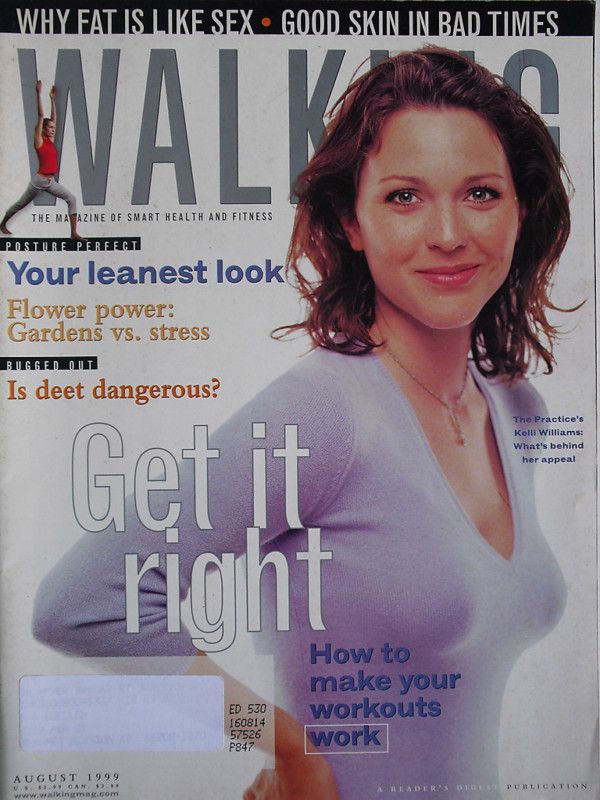 Kelli Williams The Practice August 1999 Walking Magazine