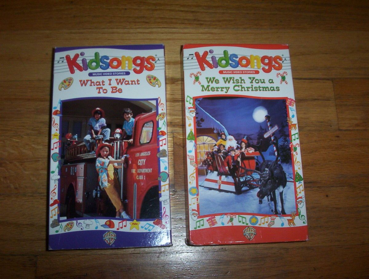 kidsongs we wish you a merry christmas vhs