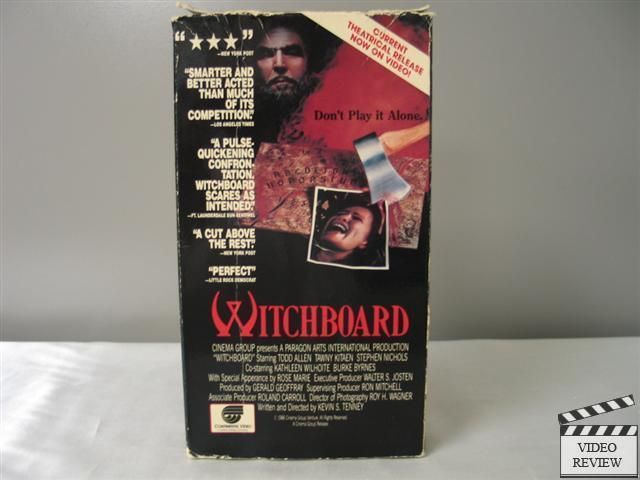 Witchboard VHS 1987 Todd Allen Tawny Kitaen Stephen Nichols