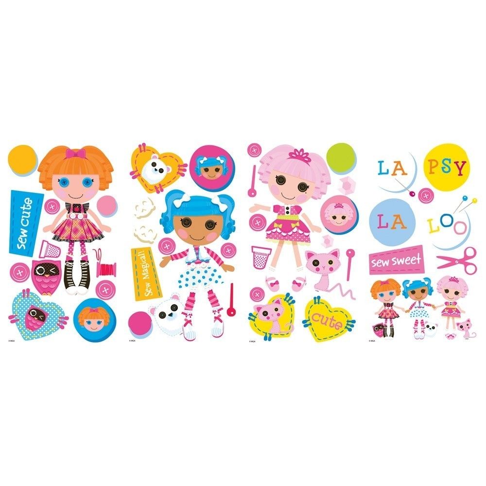 Lalaloopsy Doll 44 Big Wall Decals La La Loopsy Room Decor Stickers