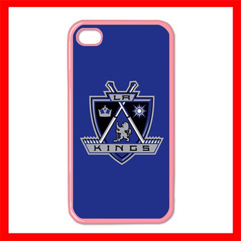 Los Angeles Kings Hockey Apple iPhone 4 4S Hard Case Pink FF1250