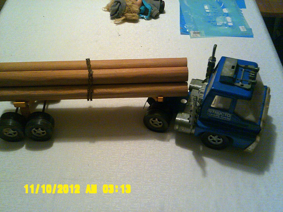Structo by Ertl Toys Log Truck Complete Great Shape