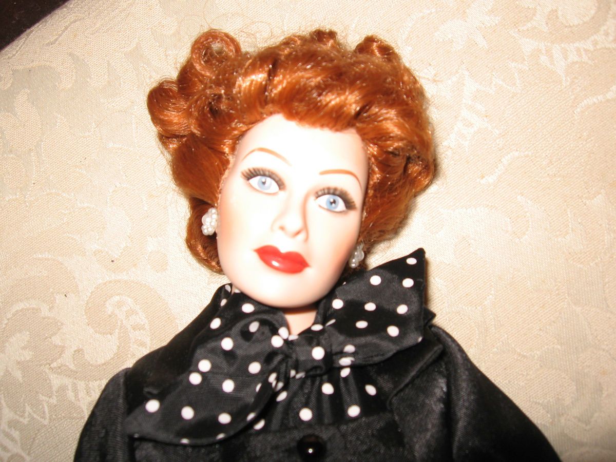 Love Lucy 50th Anniversary Vintage Porcelain Doll Retired