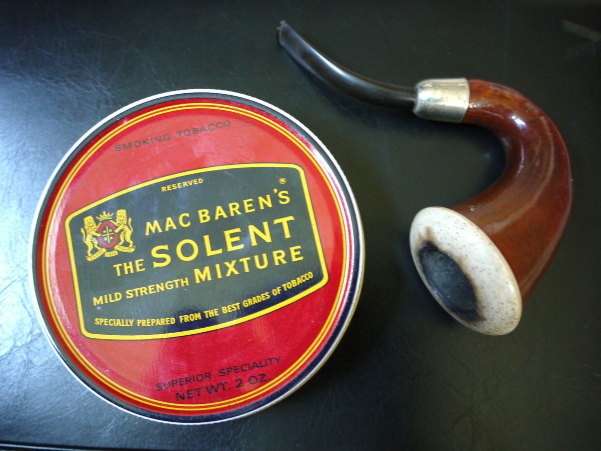 30 yr Mac Barens Macbarens Solent Mixture Pipe Tobacco Tin SEALED