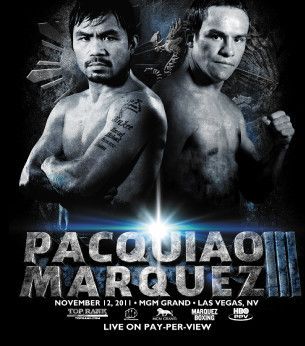 Pacquiao vs Marquez III Boxing Tour Shirt Top Rank New with Free Shirt