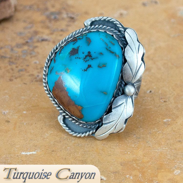  Native American Turquoises Ring Size 9 by Martha Willeto SKU 224380
