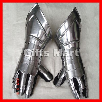 Medieval Knight Gauntlets Functional Armor Gloves Reenactment Larp Sca