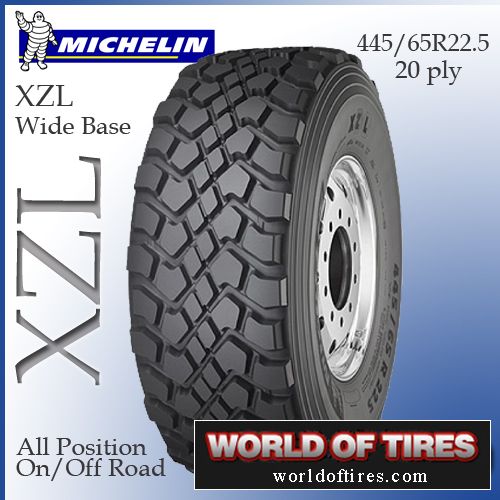 Michelin XZL 445 65R22 5 Semi Truck Tire 445 65R22 5