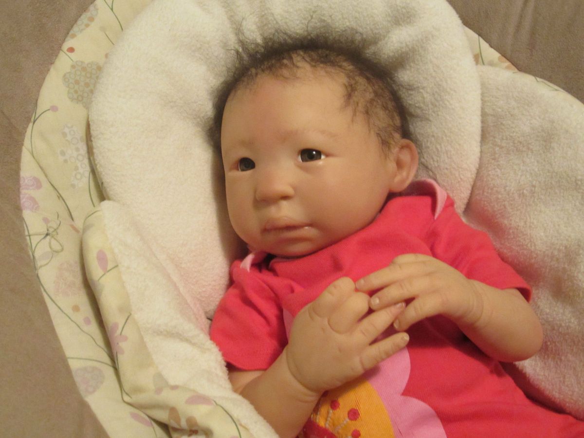 Stunning Asian Reborn Baby Girl Ming Na by Cathy RowlandMUST SEE