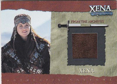 Xena Warrior Princess Authentic Piece of Xena Costume Material From