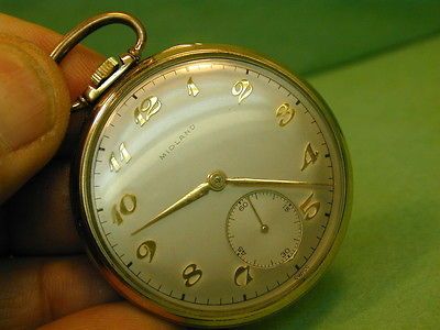 Vintage 1950 Midland 17 Jewels Pocket watch by Bulova fine running