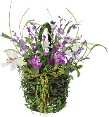 artificial flowers basket in Home & Garden