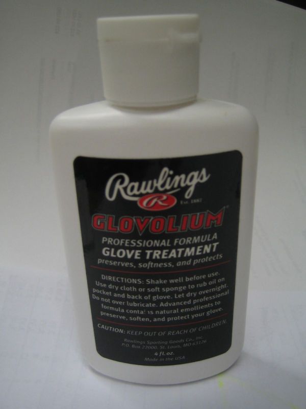 Glove Oil Leather Conditioner Rawlings Glovolium Baseball Softball