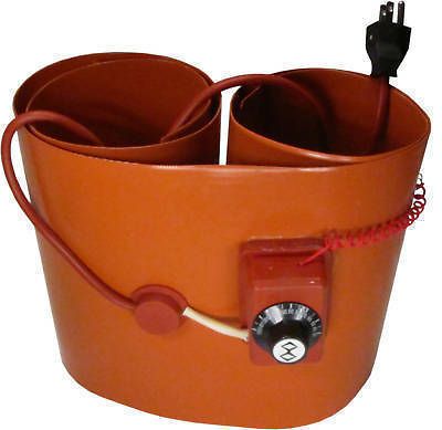 110v/120v 1500W Silicon Band Drum Heater WVO Oil Biodiesel Plastic