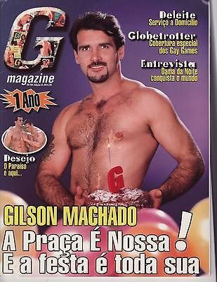 Magazine Brazil like PLAYGIRL Oct 98 *Rare Issue* GILSON MACHADO