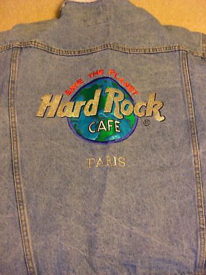 Newly listed Hard Rock Cafe [NEW] PARIS Denim Jacket   Large
