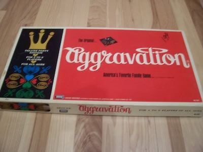 Aggravation Deluxe Board Game 1970 Edition Good Condition Complete