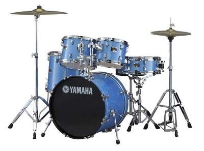 Yamaha GigMaker Drum Set w/Hardware Blue Ice 20 Bass