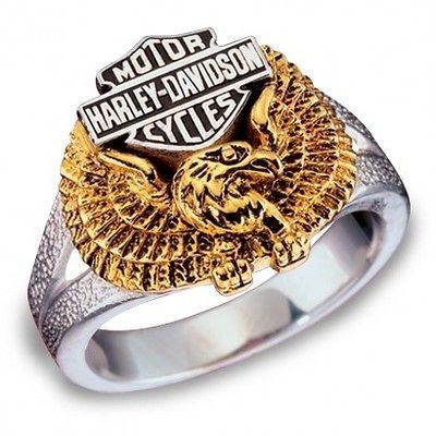 Harley Davidson Ladies Eagle Ring   by Franklin Mint