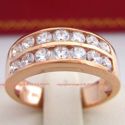 PINK SAPPHIRE DIAMOND ENGAGEMENT RING BRIDAL SET 18K WHITE GOLD