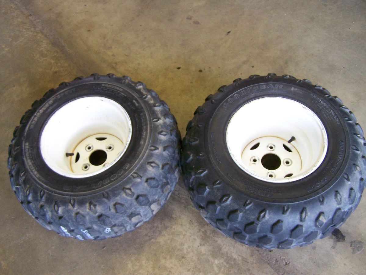 400 4x4 Back Rear Rim Wheels Tires Rims Wheels 95 96 97 98 99