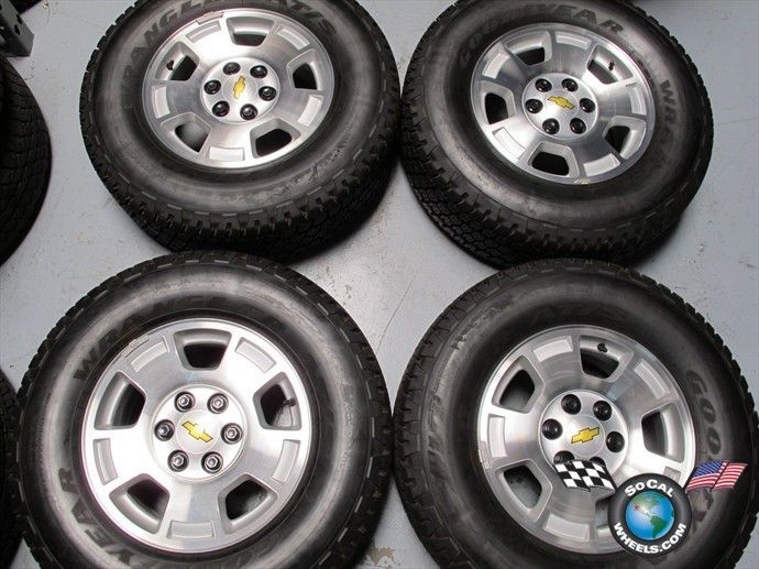  Tahoe Silverado Avalanche Factory 17 Wheels Tires Goodyear HP Rims O